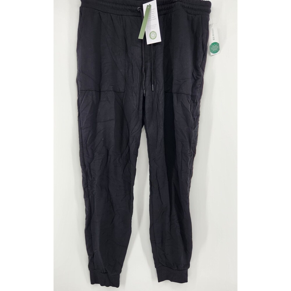 Threads 4 Thought Black Large Featherweight Fleece Sweatpant Jogger NWT